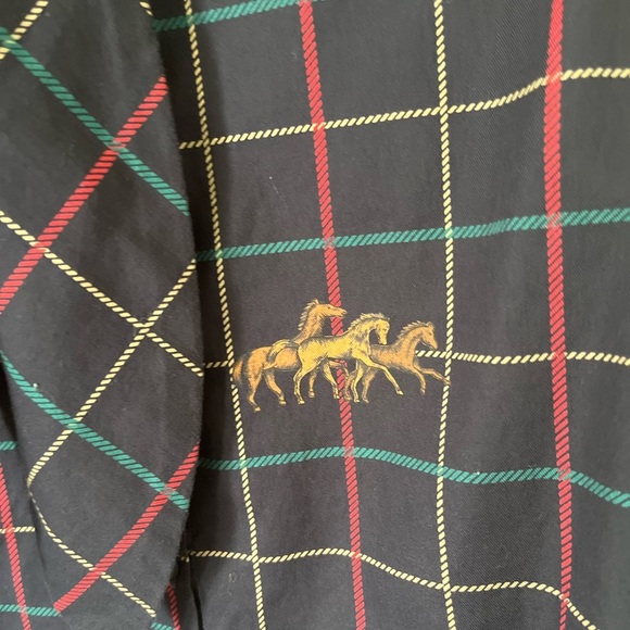 Melvyn Paul Vintage Horse Print Button-down Blouse - Picture 3 of 10